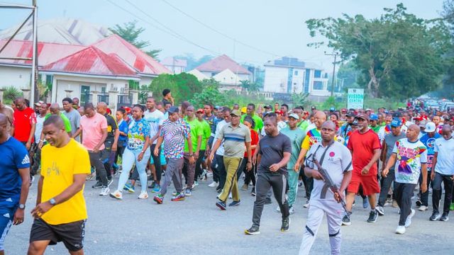Gov. Diri leads maiden prosperity walk for 2026