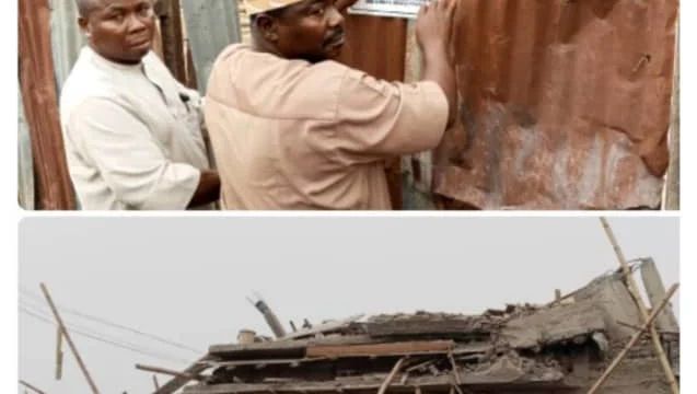 Ondo Govt seals collapsed two-storey building site, warns developers