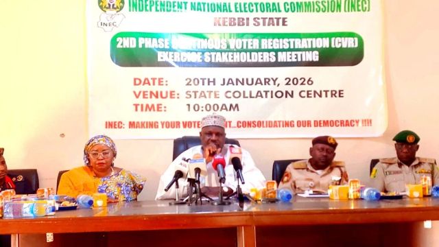 INEC urges stakeholders to boost voters’ participation in ongoing CVR in Kebbi