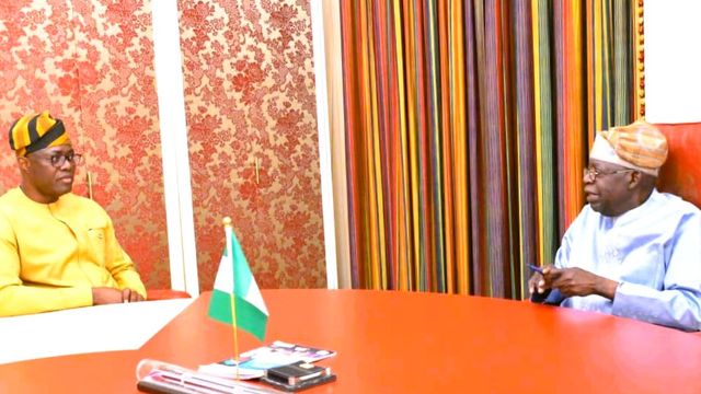 Makinde, Mutfwang meet Tinubu at State House