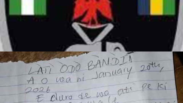 Police probe ‘bandit’ threat notes in Oyo community