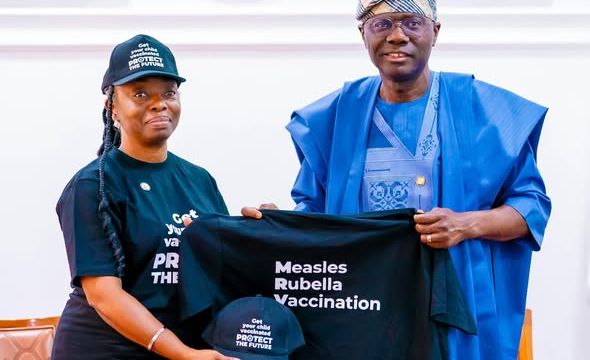 Sanwo-Olu launches measles–rubella vaccine in Lagos