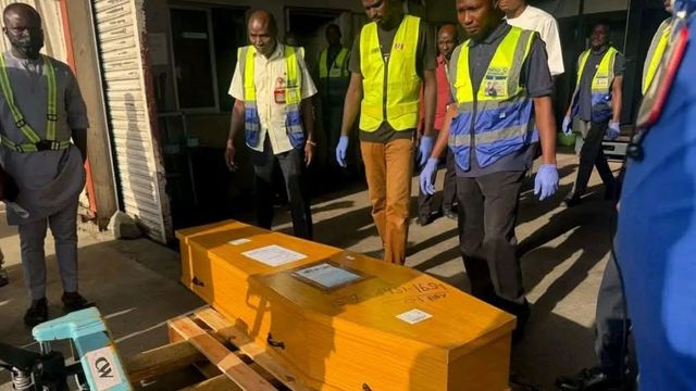 Remains of Sen Akwashiki arrive Nigeria from India