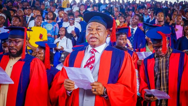 PHOTOS: Osun APC guber candidate matriculates for PhD at OAU