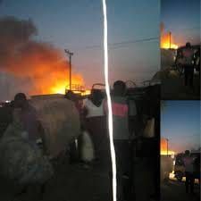 NEMA conducts damage asessment after fire ravages Karimo Market