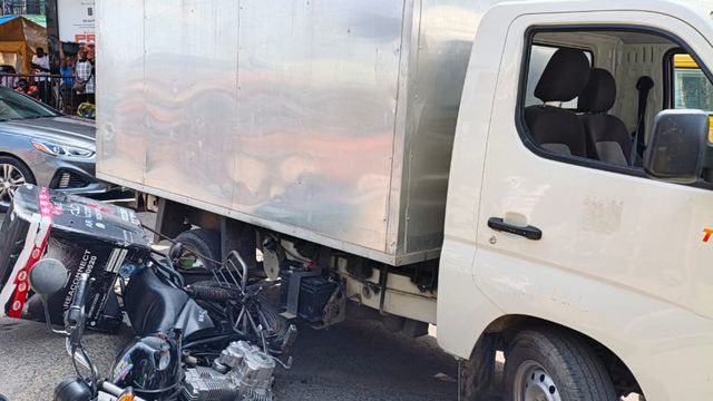 Truck, motorcycle collide at Ikeja under bridge