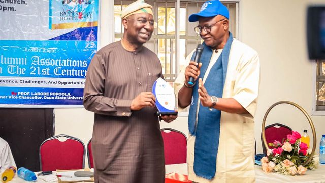 NIMASA DG bags recognition award from alma-mater