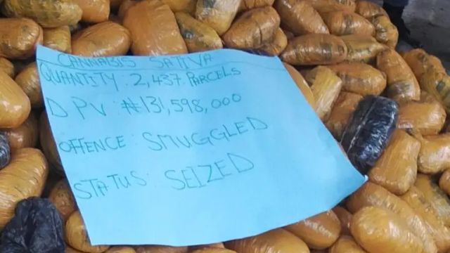 Customs hand over Cannabis Sativa worth N131.6m to NDLEA in Ogun