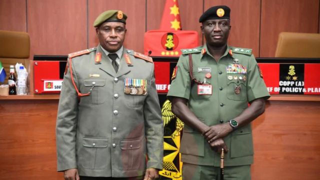 South African Army Chief visits Nigeria to boost military ties