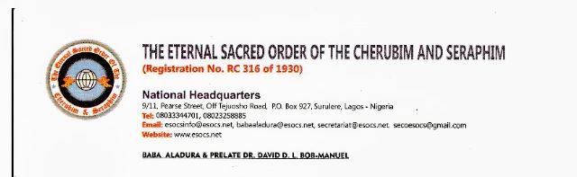 The eternal sacred order of the Cherubim and Seraphim