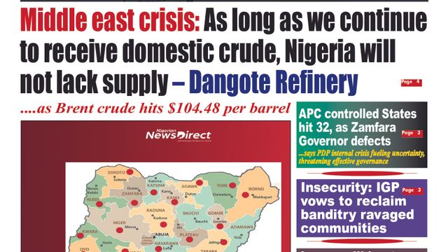 Middle east crisis: As long as we continue to receive domestic crude, Nigeria will not lack supply – Dangote Refinery