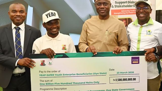 Oyo State, FCMB, Mastercard Foundation disburse ₦1.5 Billion to Youth Agripreneurs