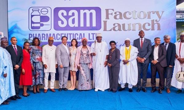 Sam Pharmaceuticals opens WHO-standard factory in Nigeria with FCMB, BoI support