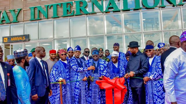 Pres. Tinubu commissions Ogun airport, hails economic growth drive