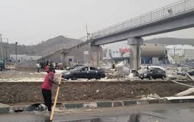 Rainstorm destroys Abuja bus terminal, triggers gridlock