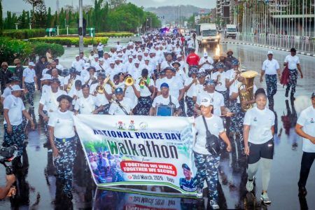 IGP Disu leads nationwide walkathon to mark 2026 Police week