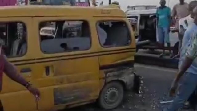 Brake failure causes multiple crash on Lagos-Badagry expressway