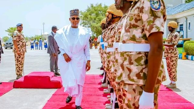 Shettima visits Maiduguri brutal terror attack on military base