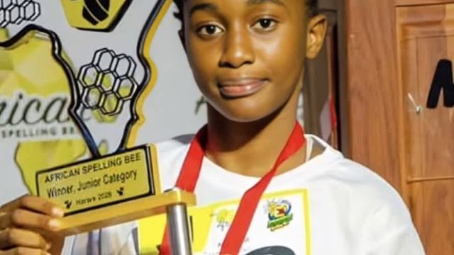 Tinubu celebrates 14-year-old spelling bee champion