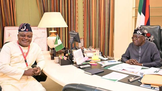 Obasa meets Tinubu, lobbies for Lagos West Senatorial ticket