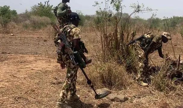 Troops kill 12 terrorists in foiled attack on Kirawa, recover cache of arms