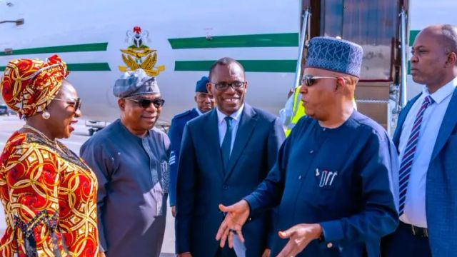 Shettima arrives Cotonou for Wadagni inauguration