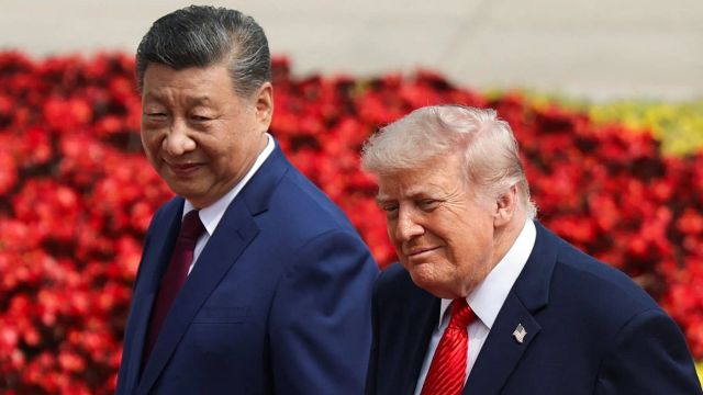 China’s Xi receives U.S. President Trump in Beijing
