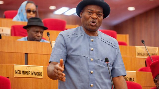 Senate Minority Whip defects from ADC to NDC