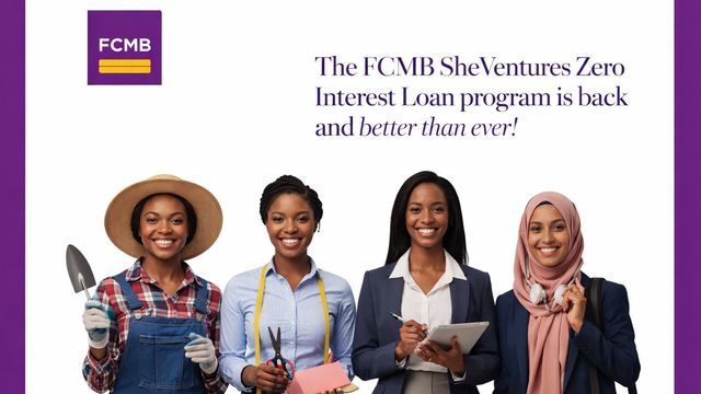 SheVentures: FCMB opens applications for zero-interest loans for Women entrepreneurs