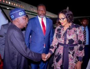 Tinubu arrives in Nairobi for Africa Forward Summit