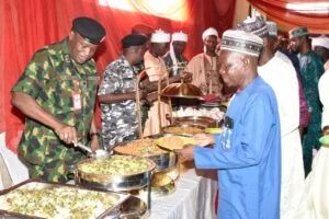 COAS reaffirms commitment to troops’ welfare at Eid-el-Kabir luncheon in Kaduna