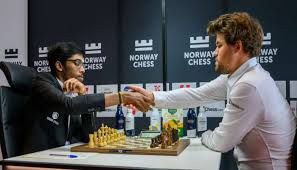 Praggnanandhaa stuns Carlsen again at Norway Chess