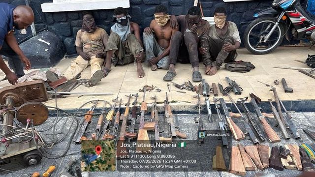 Troops arrest 5 illegal arms fabricators in Plateau