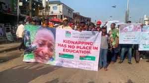 Day 2 Protest: Lagos school seeks rescue of kidnapped school children