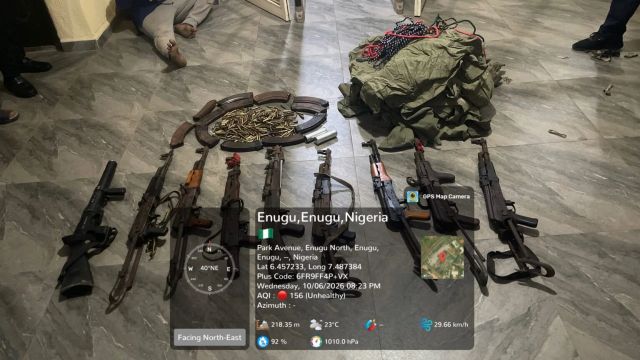 Troops uncover suspected IPOB/ESN safe house, recover arms in Enugu