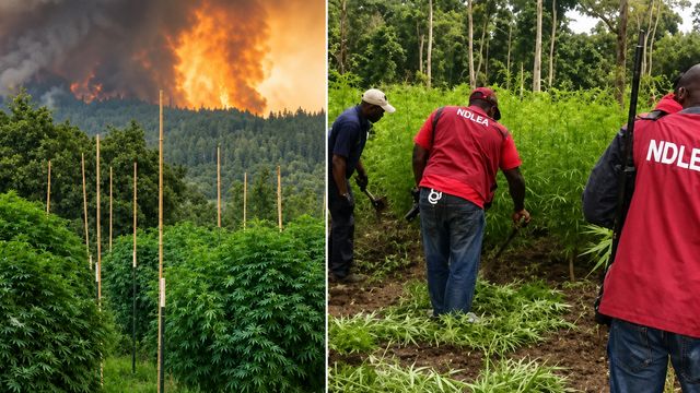 NDLEA destroys 51 hectares of cannabis farms, arrests 281 drug suspects in Ekiti