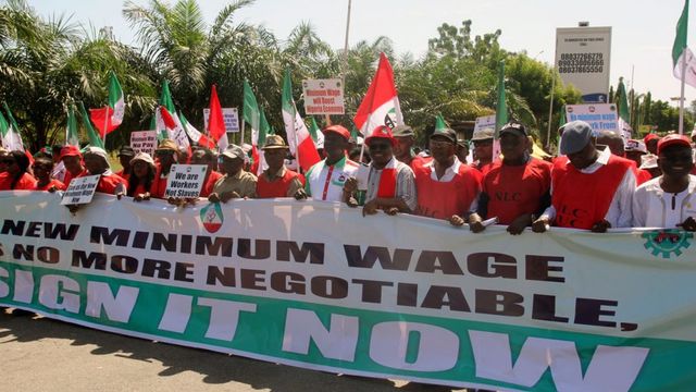 Federal workers reject N100,000 minimum wage proposal