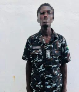 Police nab suspected fake officer r in Lagos