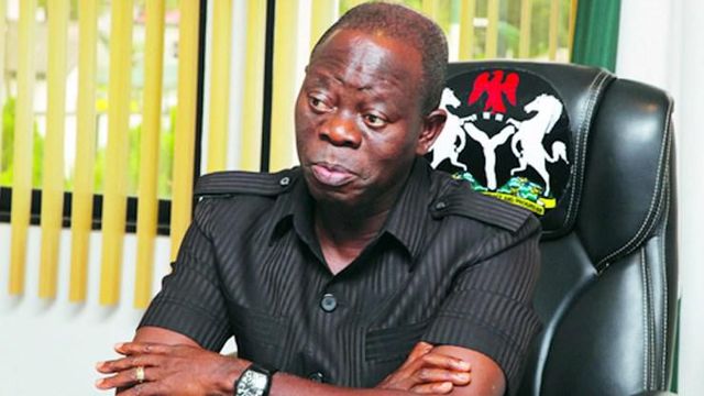 Oshiomhole raises concerns over Akpabio’s attitude