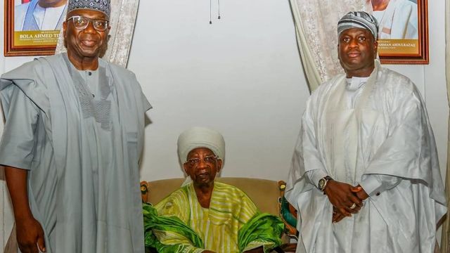 Abdulrazaq presents Danladi to Emir of Ilorin
