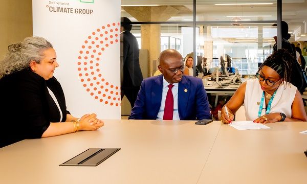 Sanwo-Olu signs MoU, as Lagos joins global climate action coalition