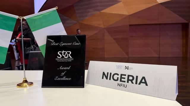 Nigeria awarded UNODC–World Bank–Egmont Group Stolen Asset Recovery initiative award