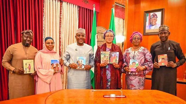 First lady donates 140,000 storybooks to boost girl-child education