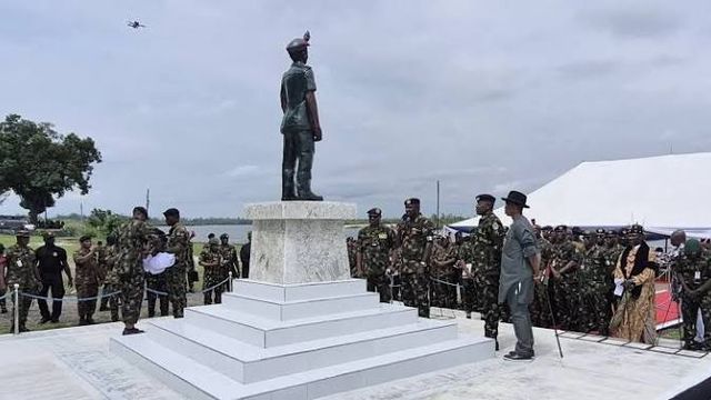 COAS unveils cenotaph in honour of 11 cadets killed in training accident in Rivers