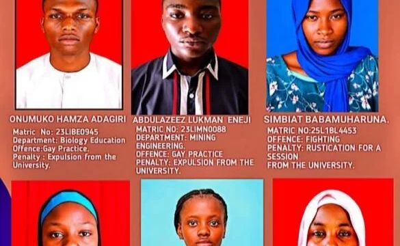 CUSTECH expels 2 students over gay acts, rusticates 4 for fighting