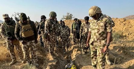 Troops foil Boko Haram extortion mission, recover arms, logistics items in Yobe