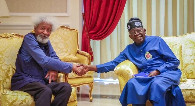 President Tinubu celebrates Wole Soyinka at 92