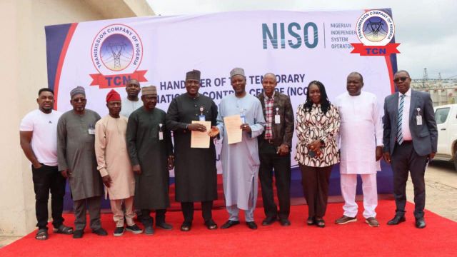 TCN hands over grid national control centre to NISO