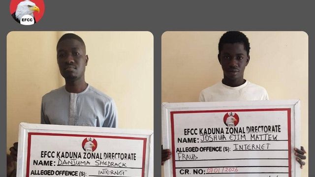 Court convicts two internet fraudsters in Kaduna