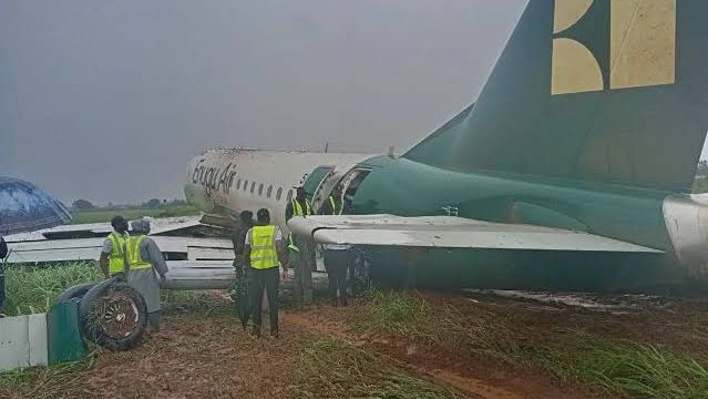 Enugu Air aircraft crash lands in Benin